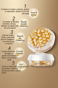 30 cápsulas de ácido hialurónico suero hidratante